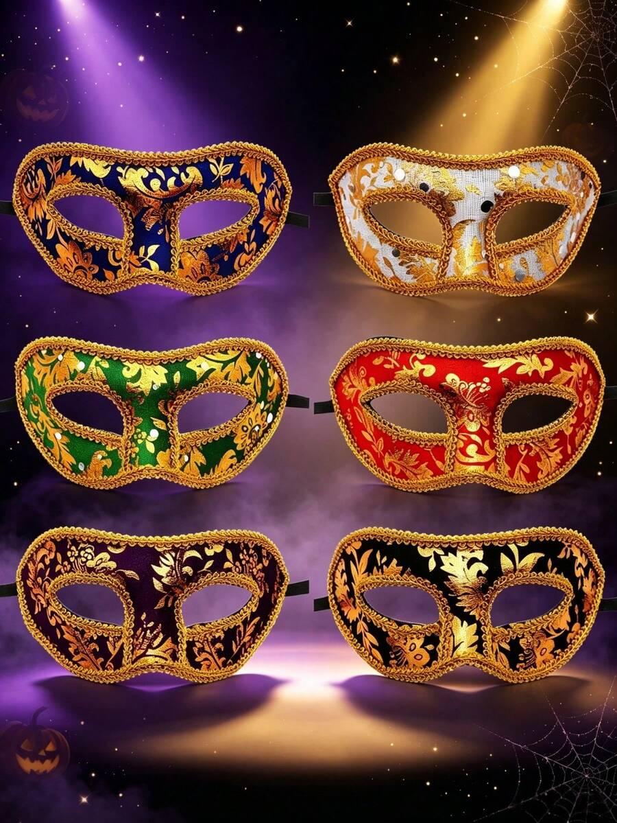 14 kom/12 kom/7 kom/6 kom/1 kom elegantne venecijanske maske za maskenbal
