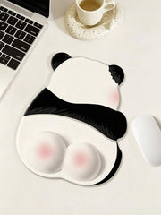 Ergonomska podloga za miš sa 3D slatkim oblikom panda zadnjice