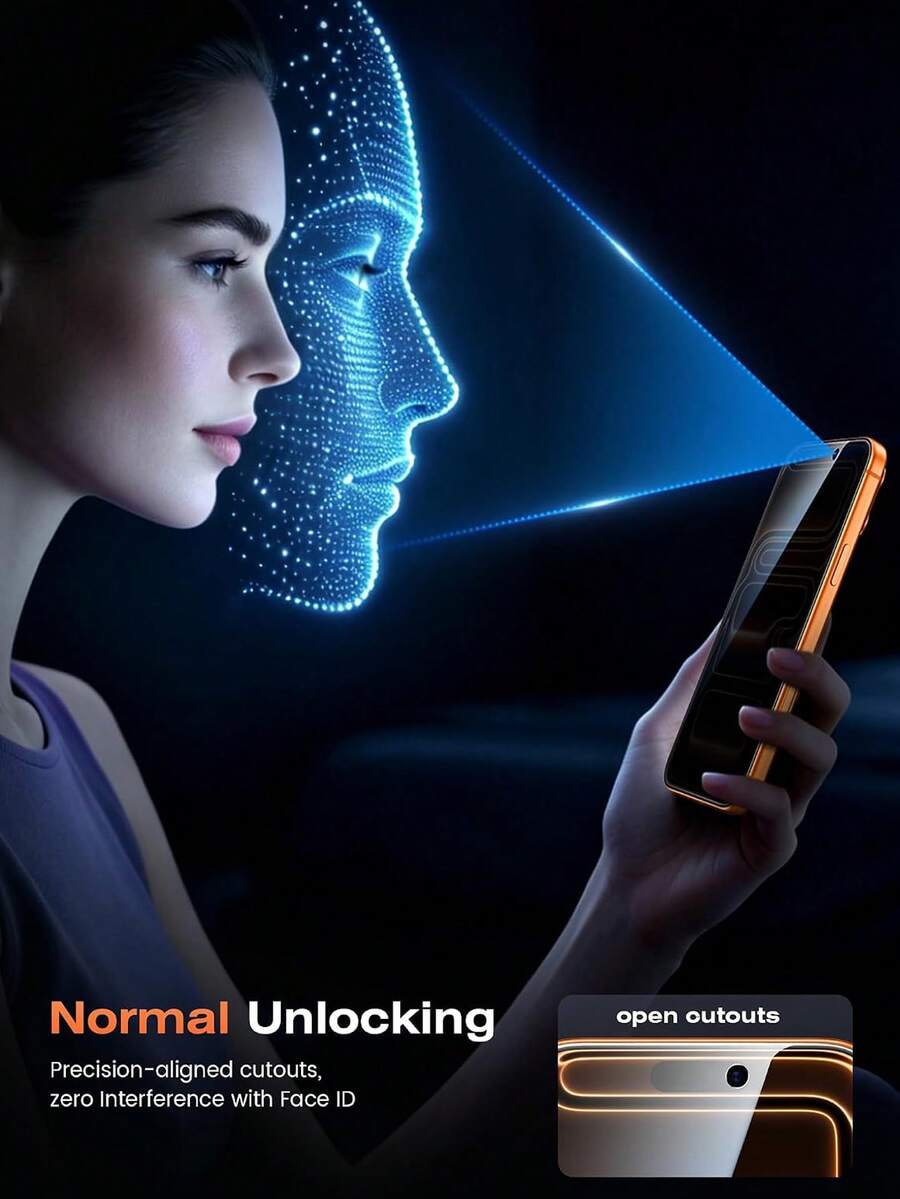 Pakovanje od 3 ultra izdržljiva HD kaljena stakla za zaštitu celog ekrana, kompatibilna sa iPhone 18 Pro/18 Pro Max/17/17Pro/17Air/17Pro Max, 16/16Pro/16Plus/16Pro Max, 15/15Plus/15Pro/15Pro Max, 14/14Plus/14Pro/14Pro Max/13/13Pro/13Pro Max/12/11/11Pro/11