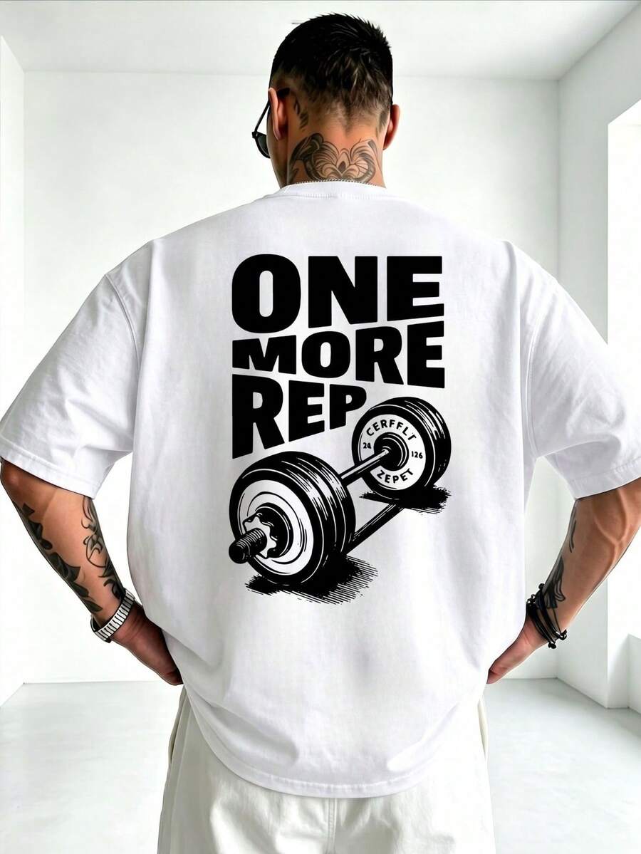 Muška majica kratkih rukava sa štampom "One More Time"
