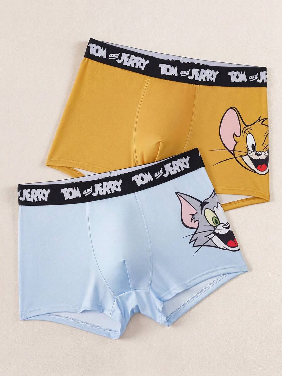 TOM & JERRY 2 komada muških ležernih udobnih bokserica