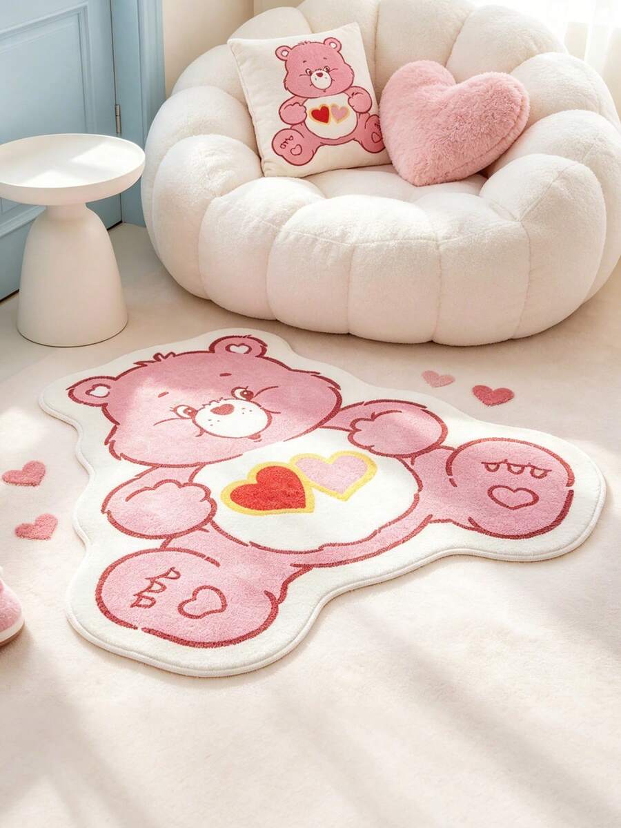 PAW Patrol  okrugli tepih sa crtanim uzorkom, slatki dizajn, plišani materijal + protivklizna podloga