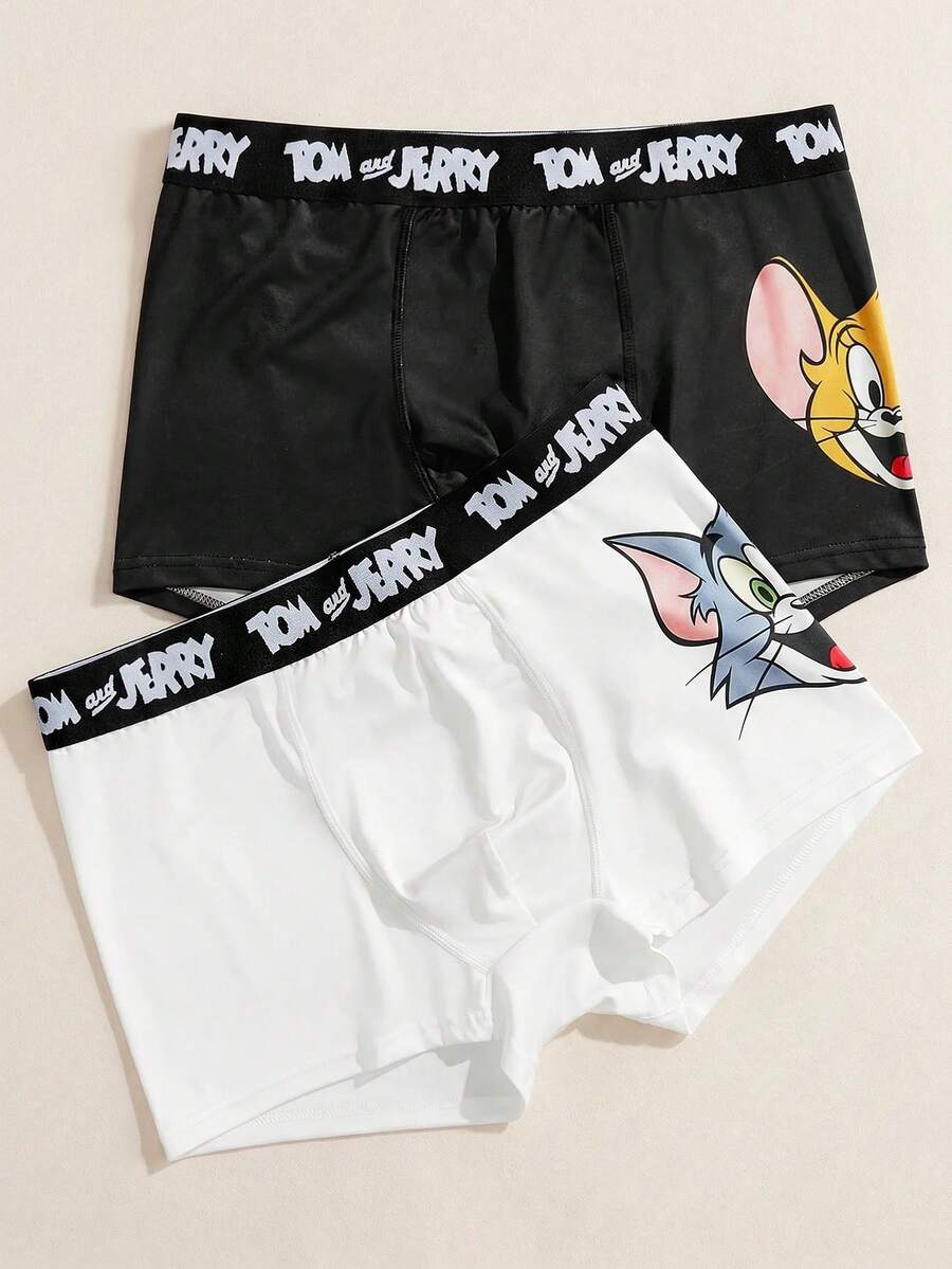 TOM & JERRY 2 komada muških ležernih udobnih bokserica