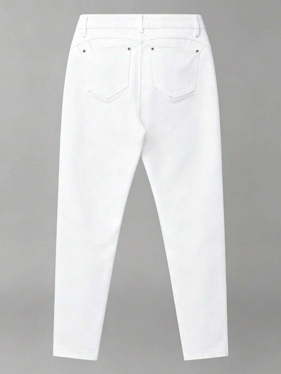 Ženske joger pantalone uskog kroja sa elastičnim manžetnama, joga sportske pantalone do gležnja, uske sa efektom podizanja zadnjice i kontrolom stomaka, poslovno-ležerni seksi stil, jesen/zima