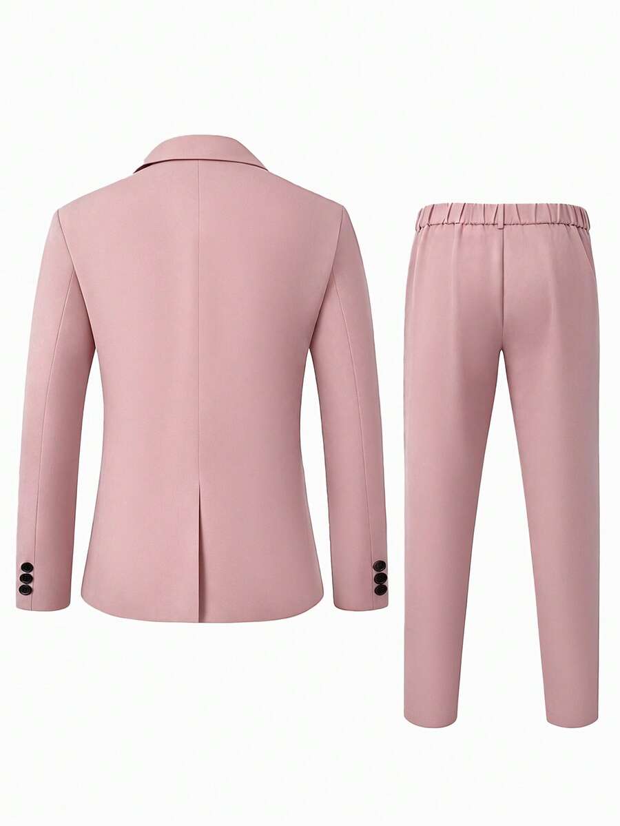 Muški poslovni set sa užim krojem, sako sa špicastim reverima i pantalone