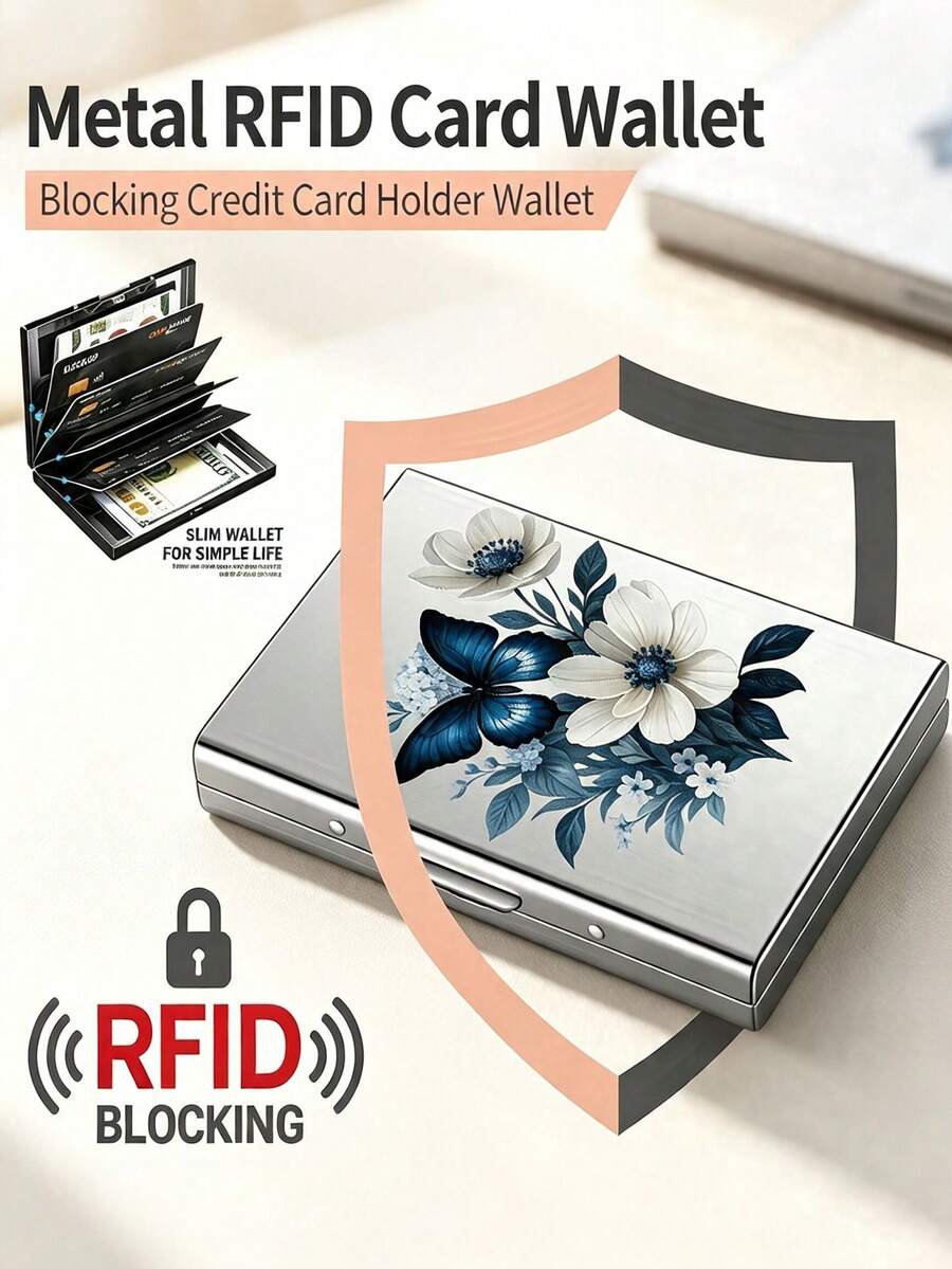 Univerzalni metalni držač kartica sa RFID zaštitom protiv krađe