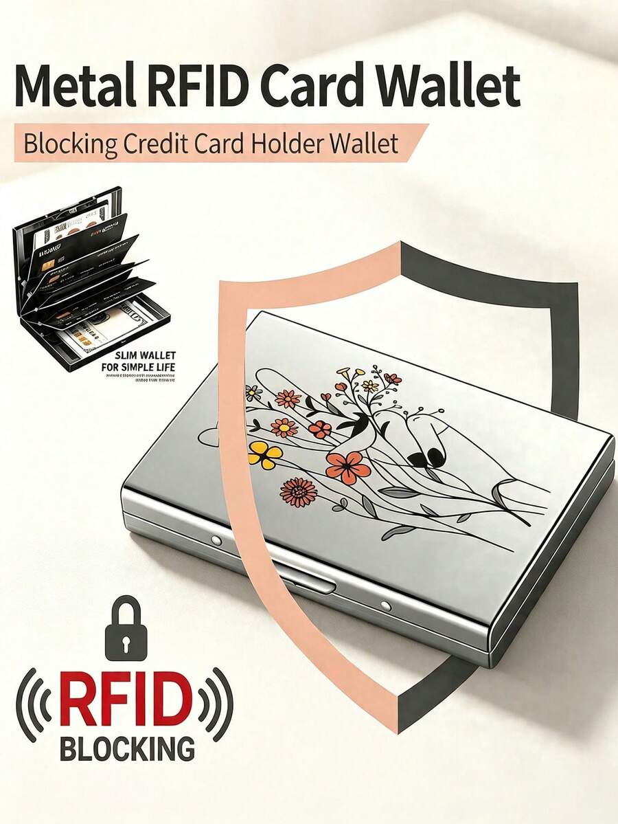 Univerzalni metalni držač kartica sa RFID zaštitom protiv krađe