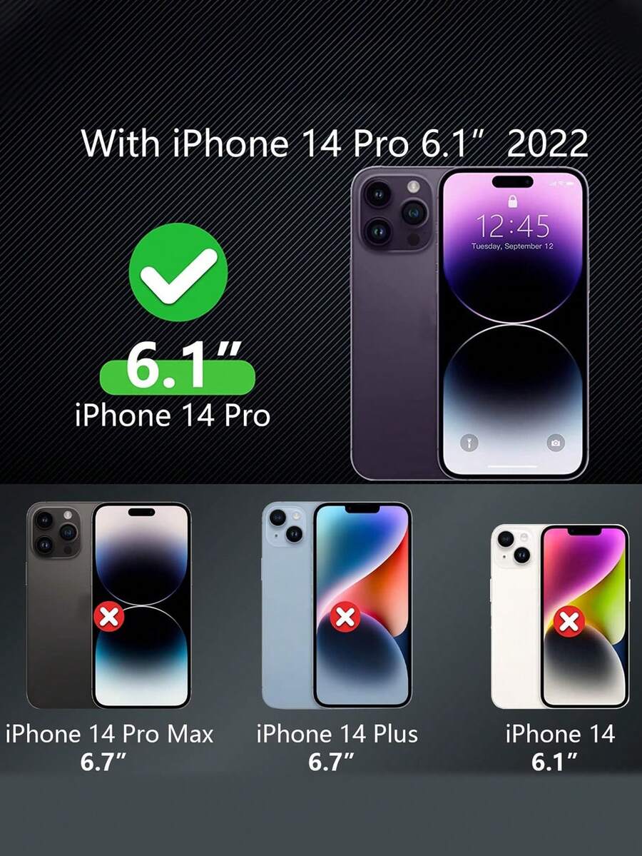 3 kom - Esencijalna zaštitna folija za ekran za 16promax, 16, 16pro, 16plus, 14 Pro Max 6.7, 17, 17 Pro, 17 Pro Max, 17 Air i druge modele, visokokvalitetna 9H+ keramička folija