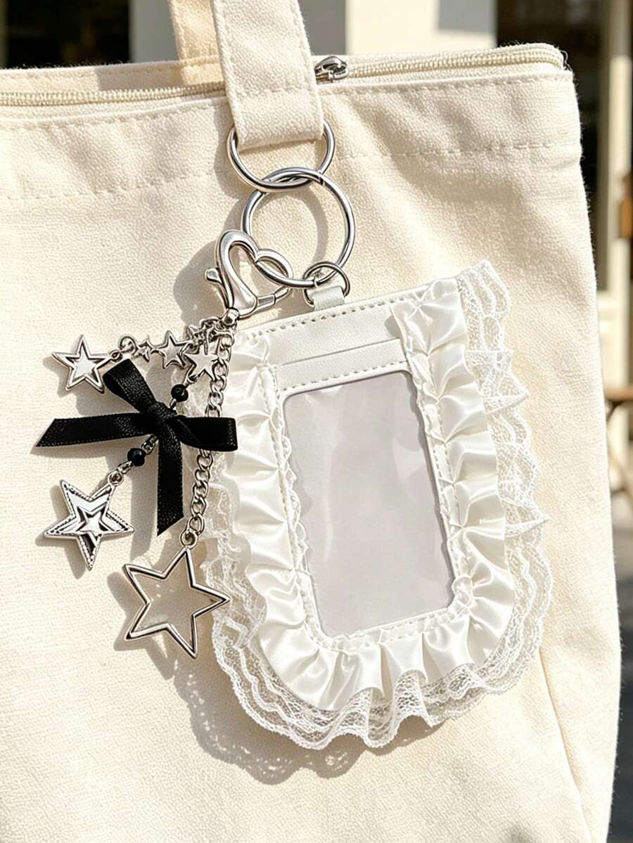 Sjajni držač za ID karticu sa kristalima