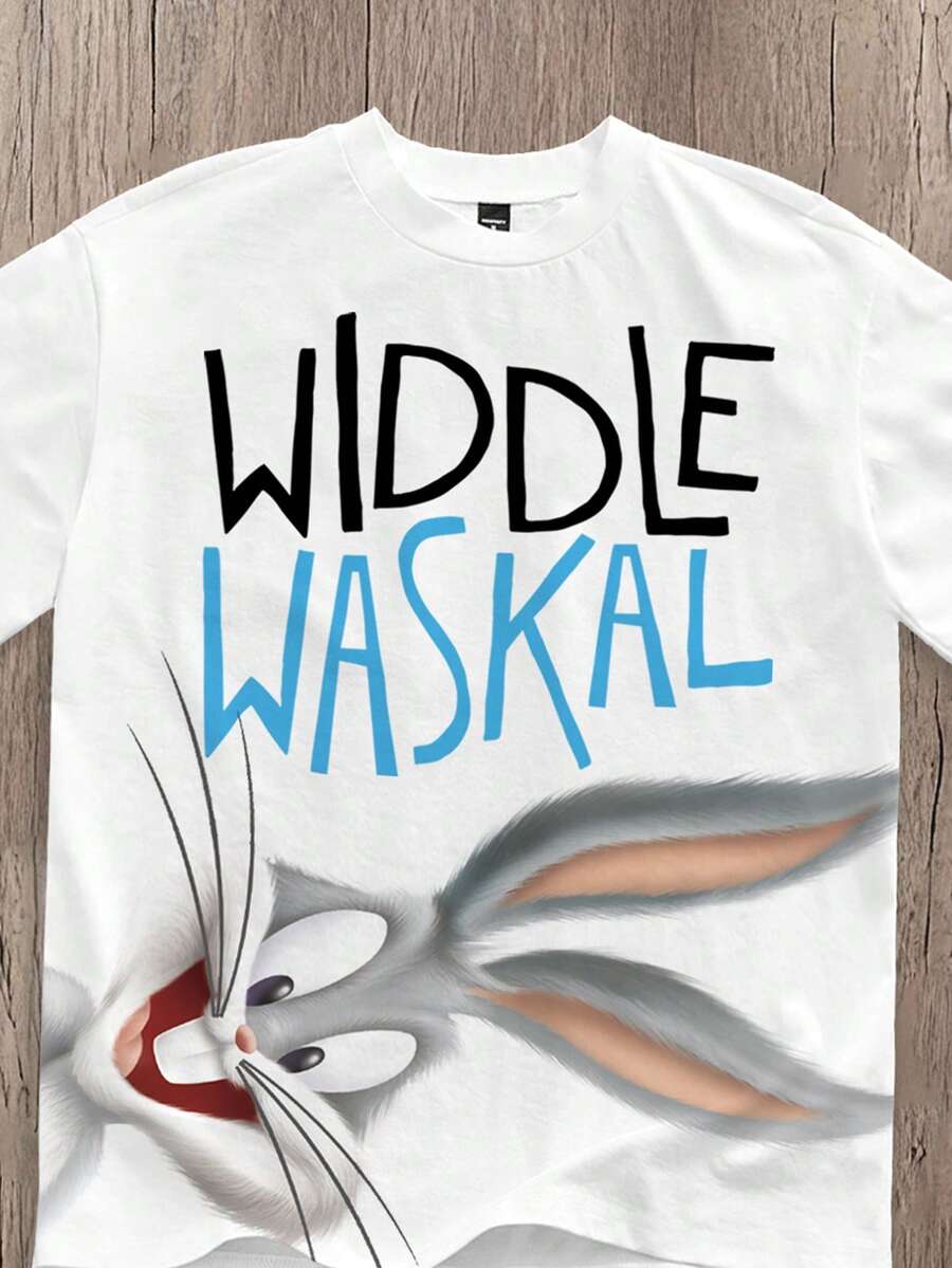 LOONEY TUNES Muška ležerna majica kratkih rukava za svaki dan sa crtanim printom
