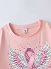 Ženska majica kratkih rukava sa printom  plus size