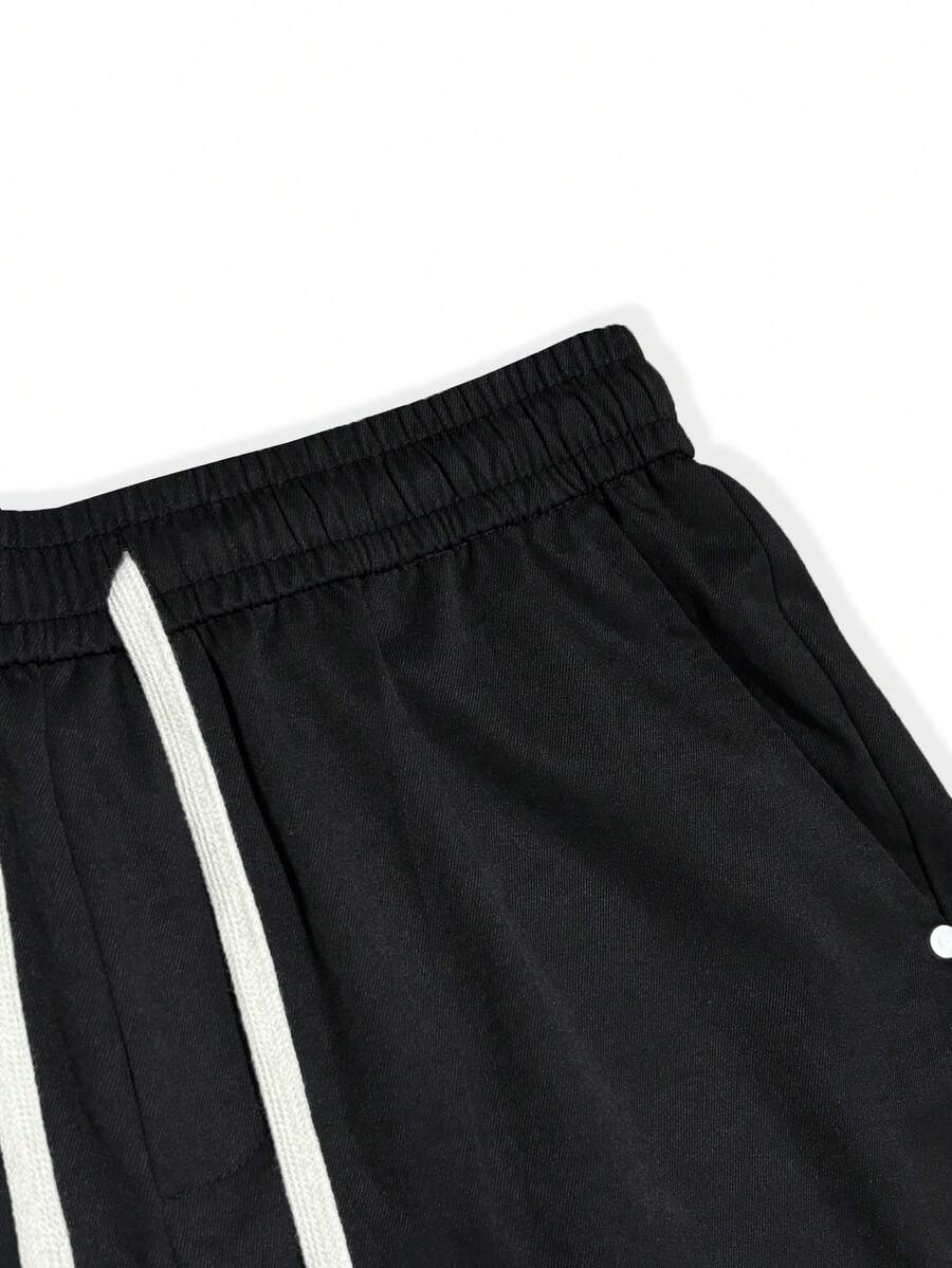 Muške ležerne letnje pantalone  sa elastičnim strukom