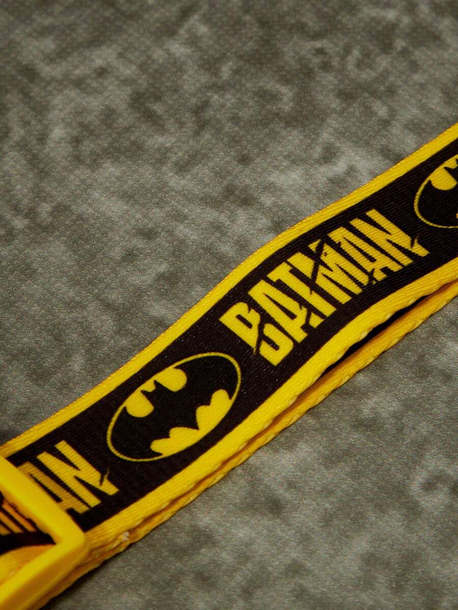 SUPERMAN štampana ogrlica za pse , izdržljiva, crveno-plavo-žuta, sa kopčom, podesiva i udobna, za male i srednje pse
