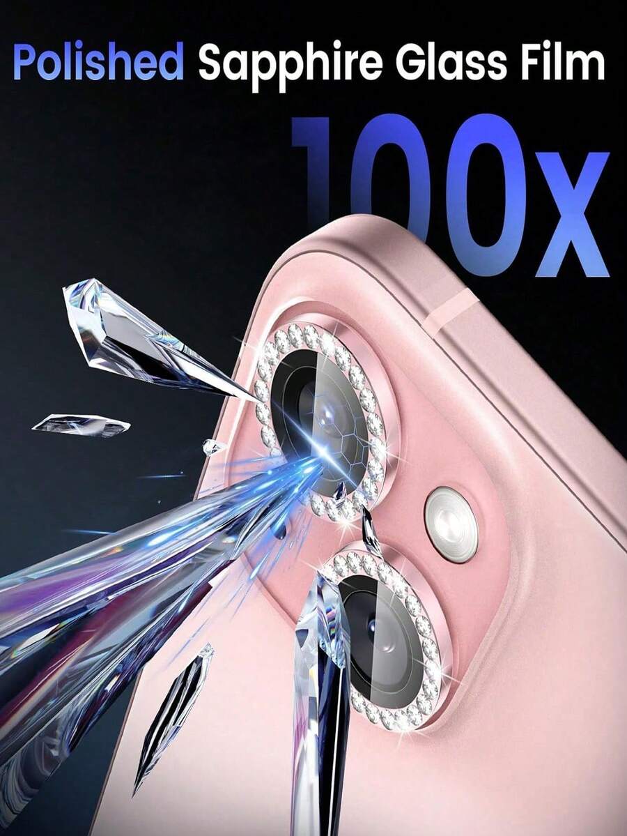 3 komada zaštitne folije za sočivo kamere za iPhone 17/17 Pro/17 Pro Max/Pro/Promax, 9H kaljeno staklo