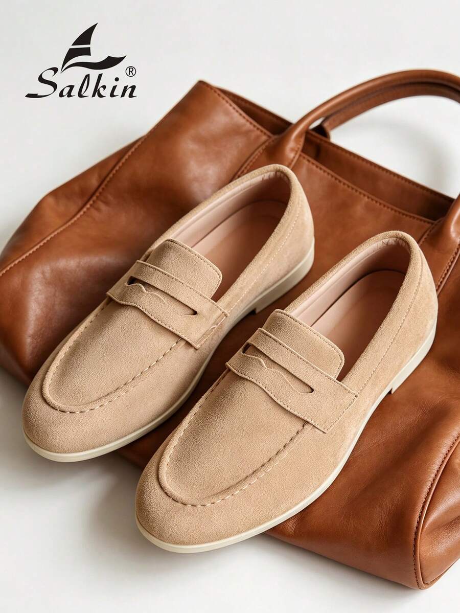 Klasične ručno rađene muške mokasine ,slip-on