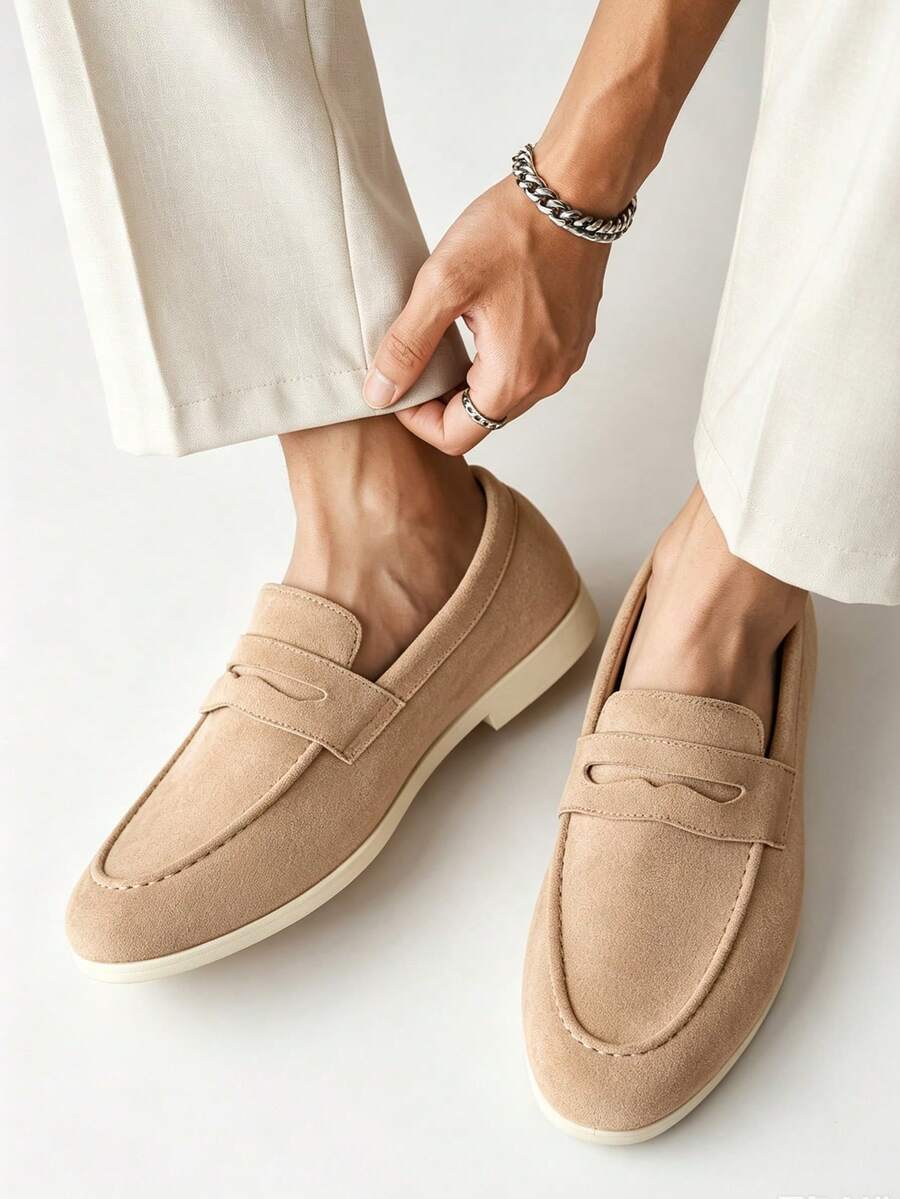 Klasične ručno rađene muške mokasine ,slip-on