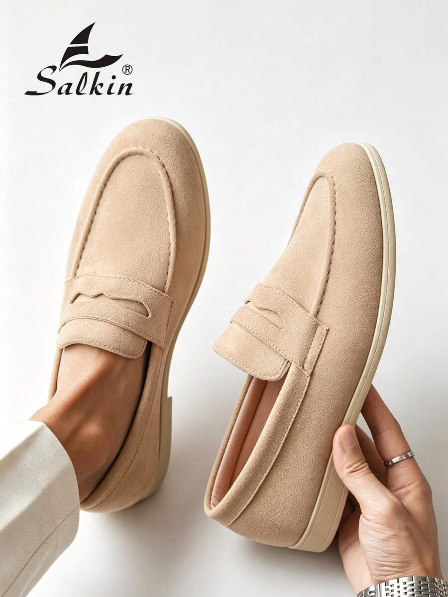 Klasične ručno rađene muške mokasine ,slip-on
