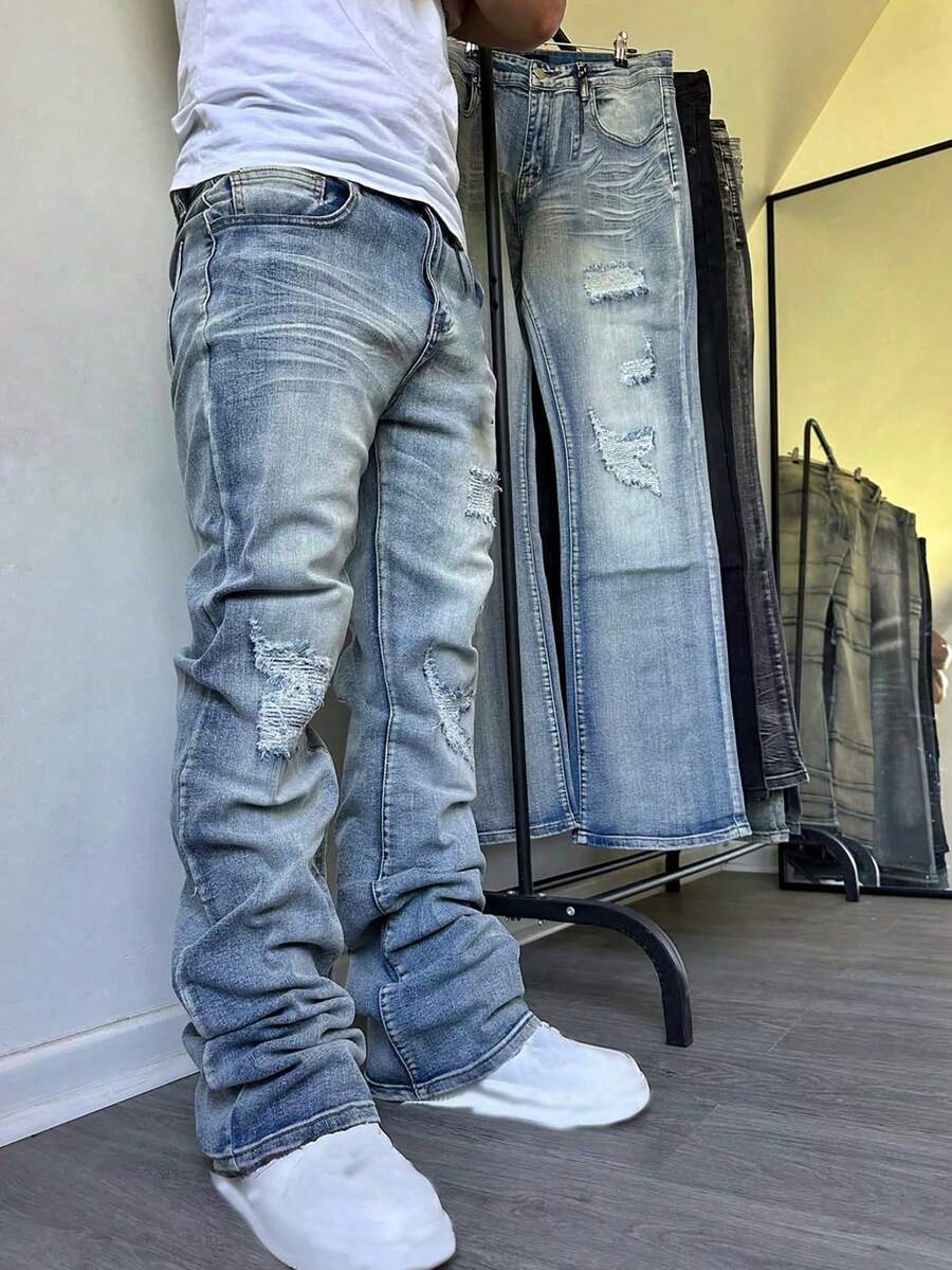 Muške farmerke, uske pantalone, slim fit