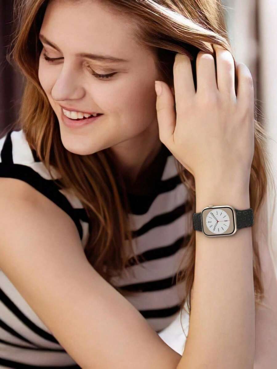 2 komada narukvice za sat sa leopard printom i gravurom, kompatibilna sa Apple Watch 49mm 46mm 45mm 44mm 42mm 41mm 40mm 38mm