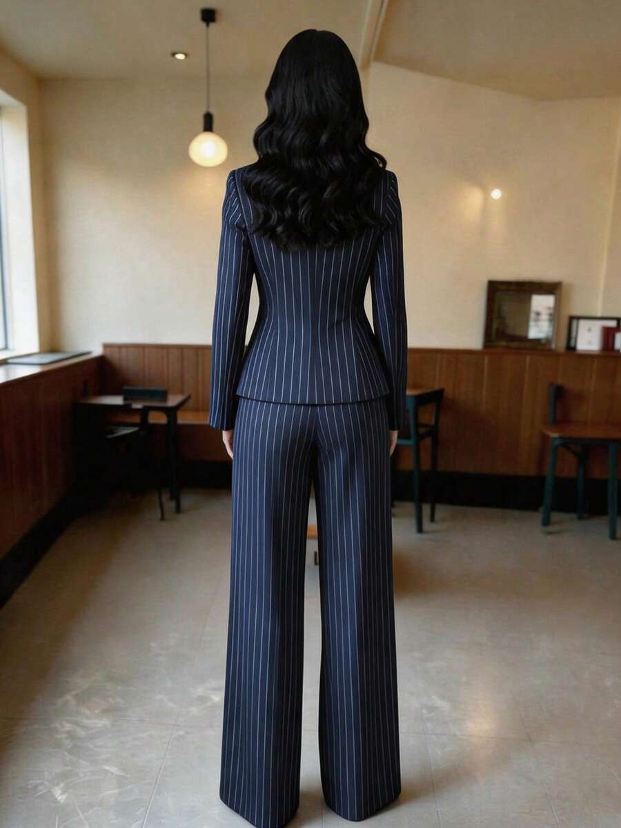 Elegantni ženski set od 2 komada za proleće, šik pantalone