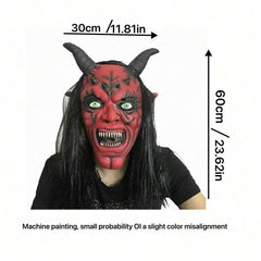 Lateks maska za Noć veštica sa Satanskim demonom
