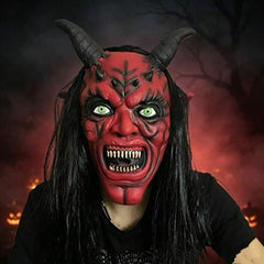 Lateks maska za Noć veštica sa Satanskim demonom