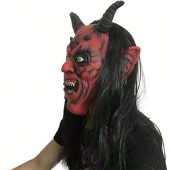 Lateks maska za Noć veštica sa Satanskim demonom