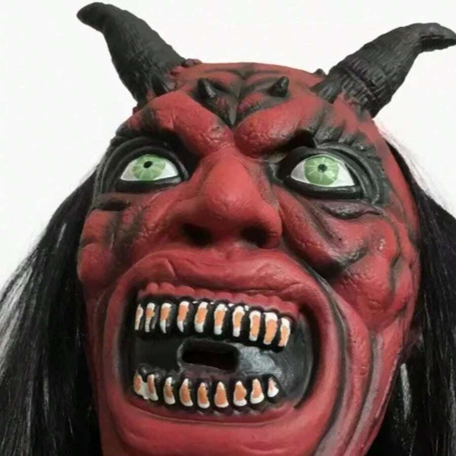 Lateks maska za Noć veštica sa Satanskim demonom