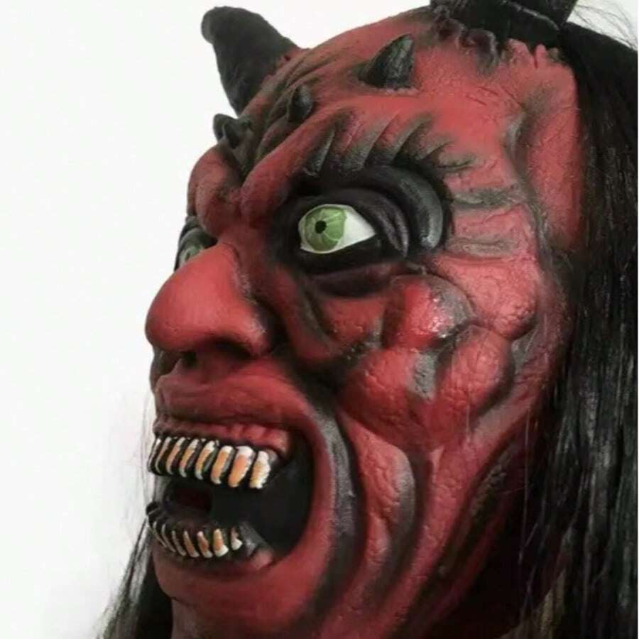 Lateks maska za Noć veštica sa Satanskim demonom
