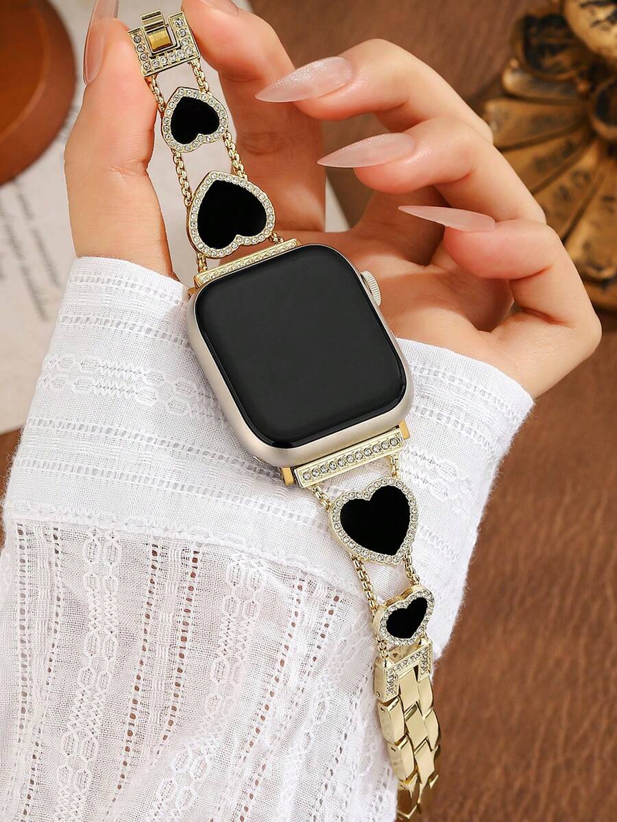 Narukvica kompatibilna sa Apple Watch, ženska crnakompatibilna sa Apple Watch 38/40/41/42/44/45/46/49mm