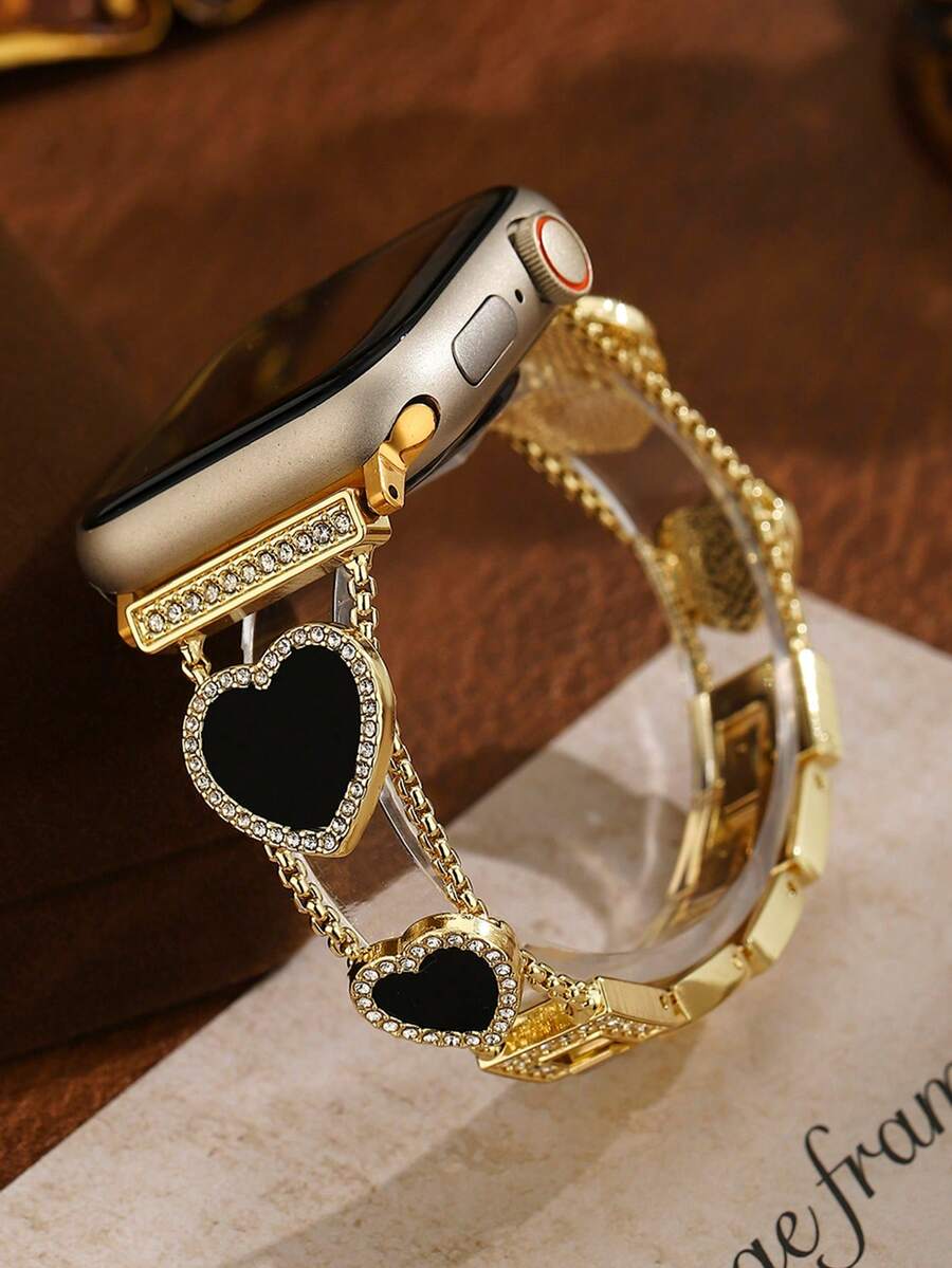 Narukvica kompatibilna sa Apple Watch, ženska crnakompatibilna sa Apple Watch 38/40/41/42/44/45/46/49mm