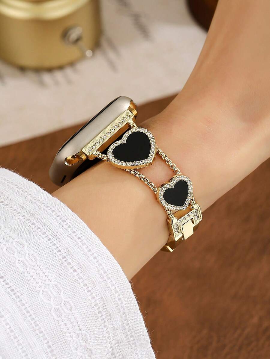 Narukvica kompatibilna sa Apple Watch, ženska crnakompatibilna sa Apple Watch 38/40/41/42/44/45/46/49mm