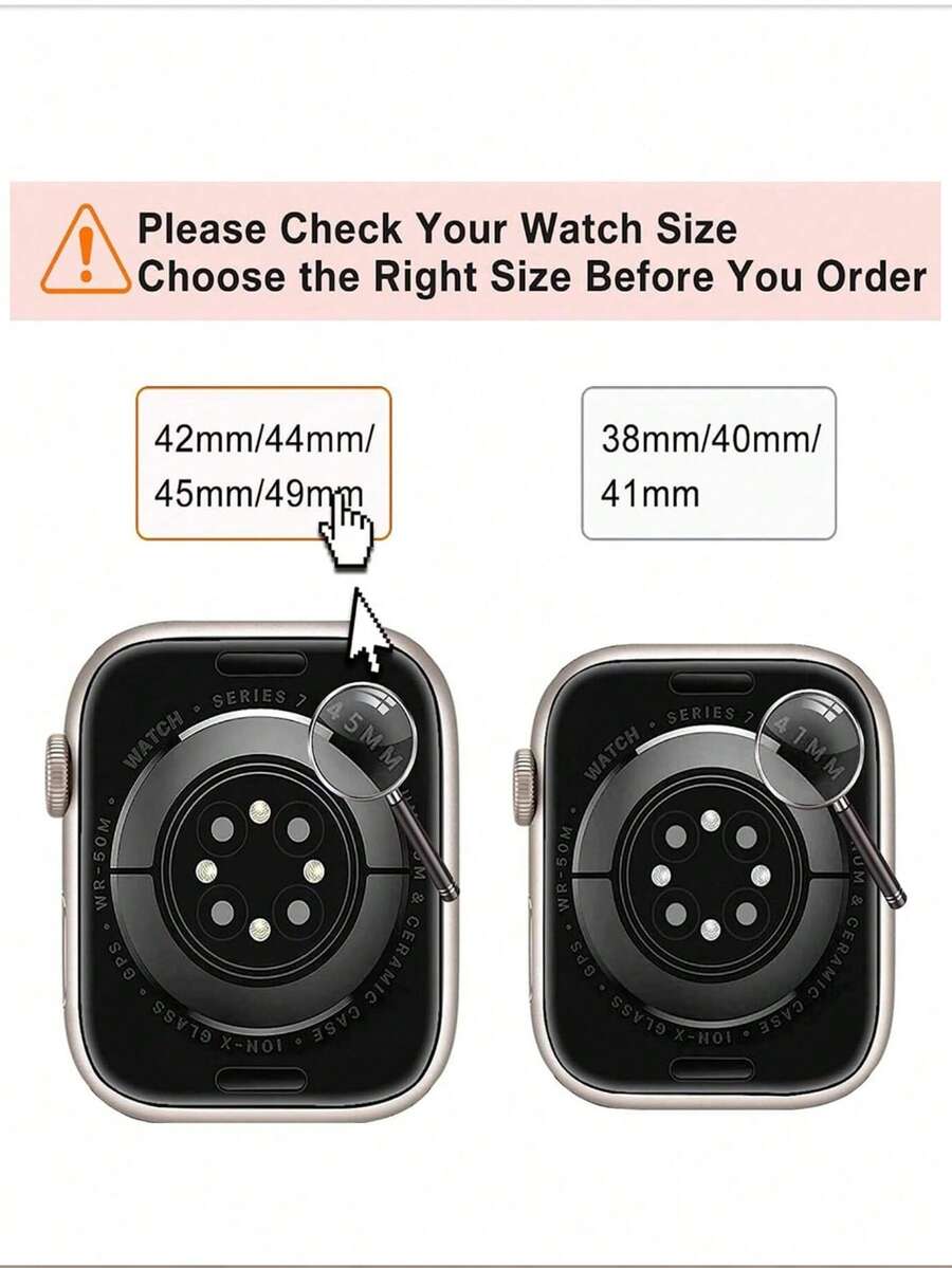 Narukvica kompatibilna sa Apple Watch, ženska crnakompatibilna sa Apple Watch 38/40/41/42/44/45/46/49mm
