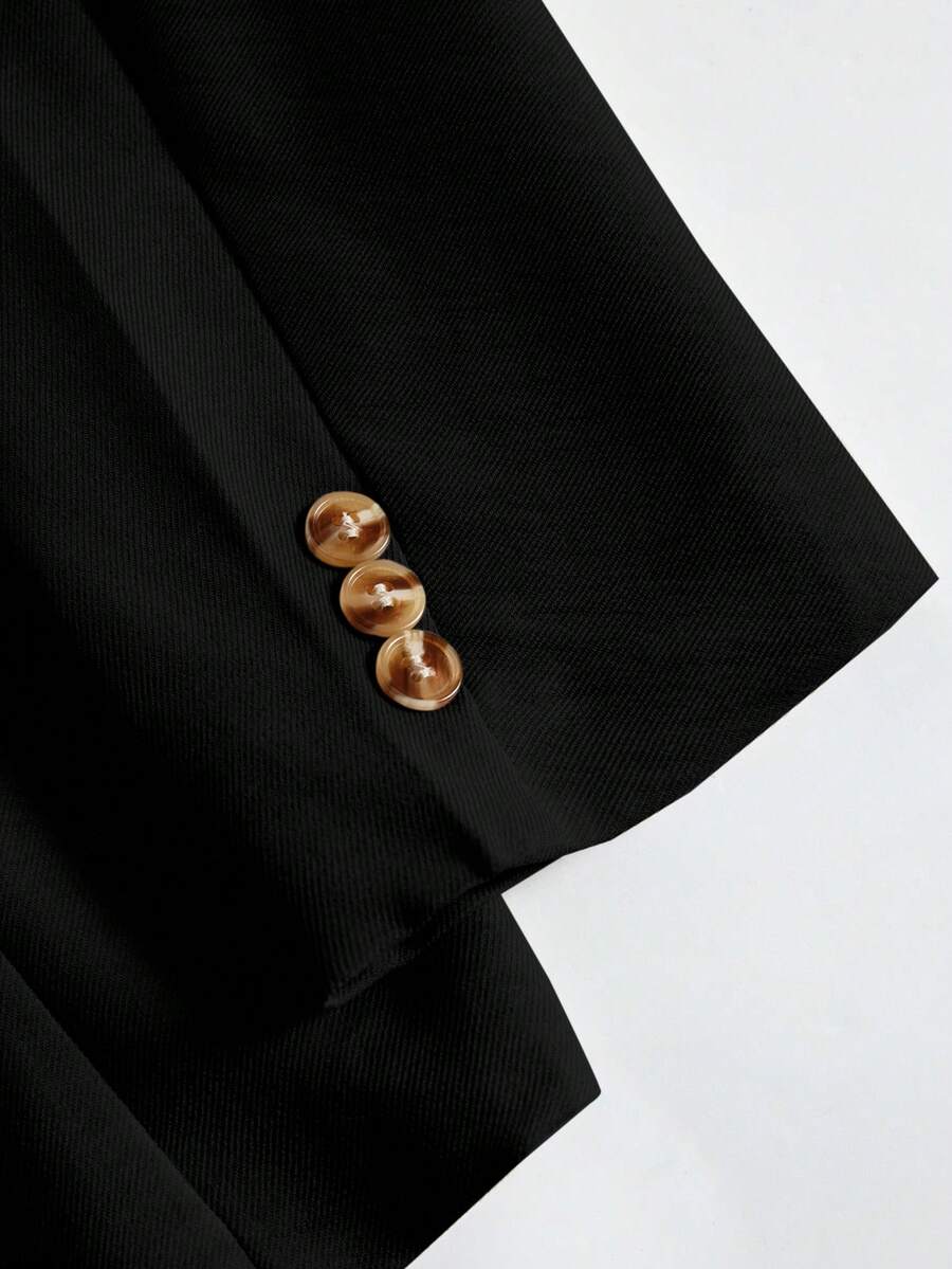 Muški formalni komolet od dva dela sa sako i pantalonama u jednoj boji, slim fit