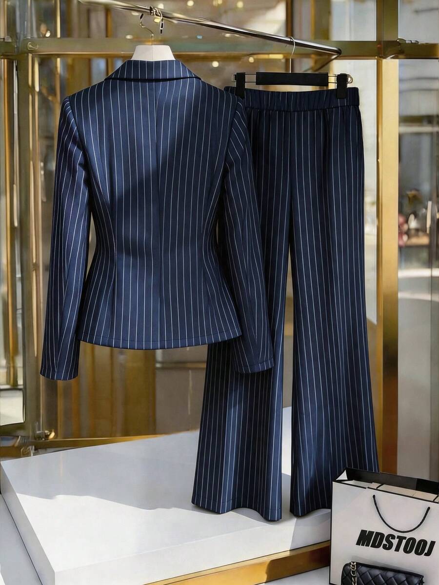 Elegantni ženski set od 2 komada za proleće, šik pantalone