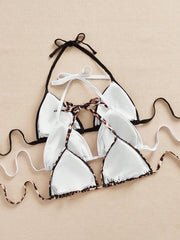 Ženski bikini set od 3 dela plus size,višebojni