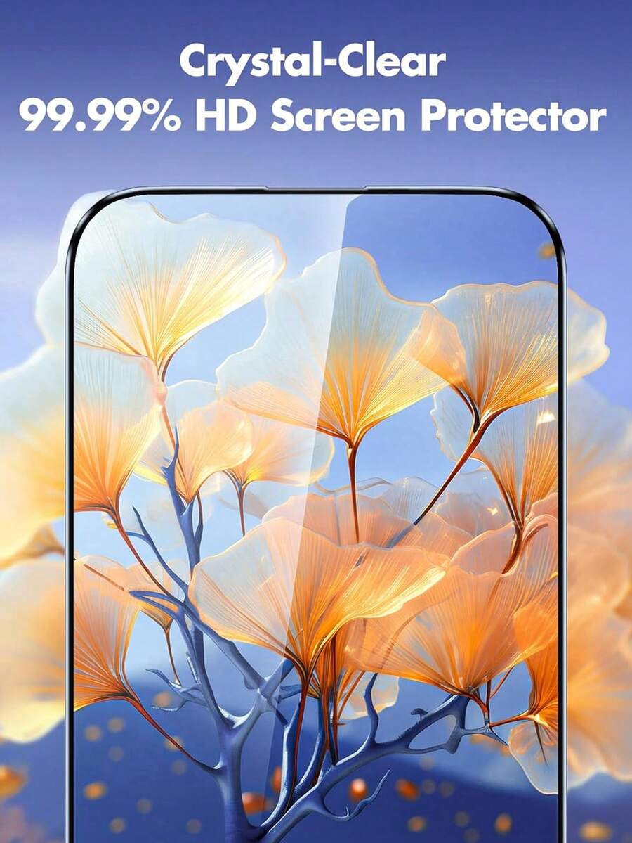 Pakovanje od 3 ultra izdržljiva HD kaljena stakla za zaštitu celog ekrana, kompatibilna sa iPhone 18 Pro/18 Pro Max/17/17Pro/17Air/17Pro Max, 16/16Pro/16Plus/16Pro Max, 15/15Plus/15Pro/15Pro Max, 14/14Plus/14Pro/14Pro Max/13/13Pro/13Pro Max/12/11/11Pro/11