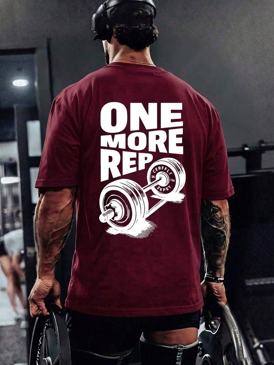 Muška majica kratkih rukava sa štampom "One More Time"