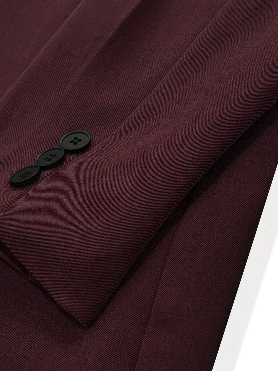 Muško odelo od 2 dela sa jednim dugmetom, slim fit, formalno
