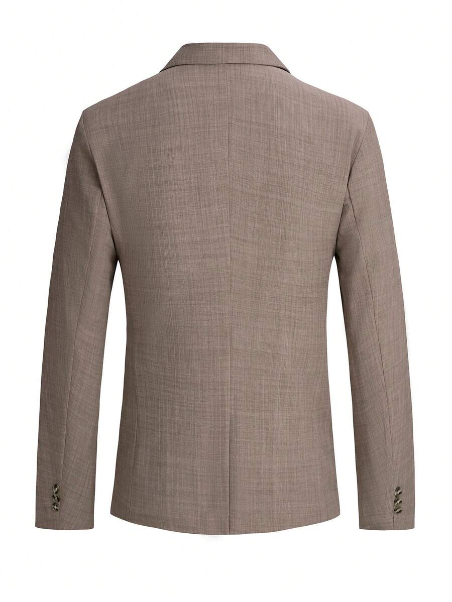 Muški slim-fit blejzer sa džepovima, smart casual, formalni