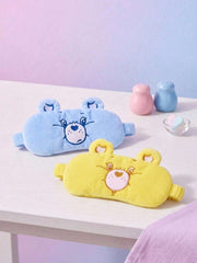 Care Bears slatka maska za spavanje sa vezenim medvedom, mekana, za blokiranje svetlosti