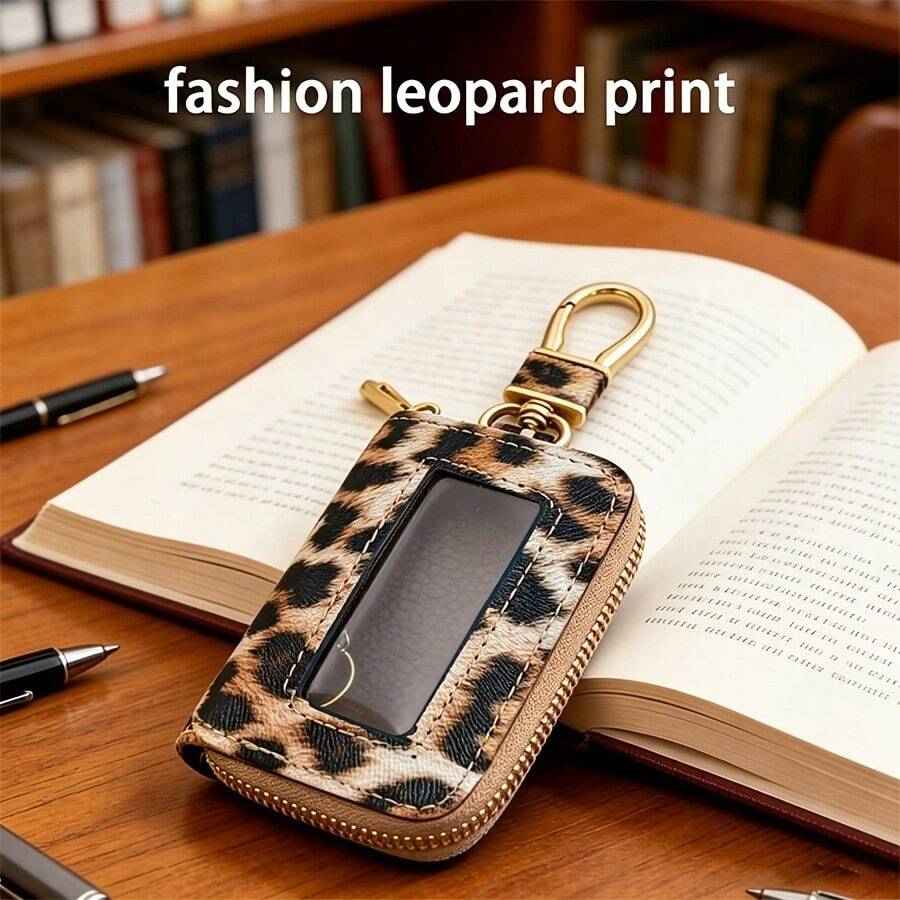 Futrola za auto ključ sa leopard printom, univerzalna