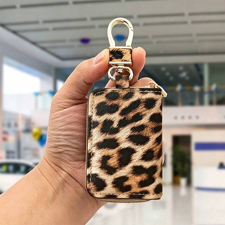 Futrola za auto ključ sa leopard printom, univerzalna