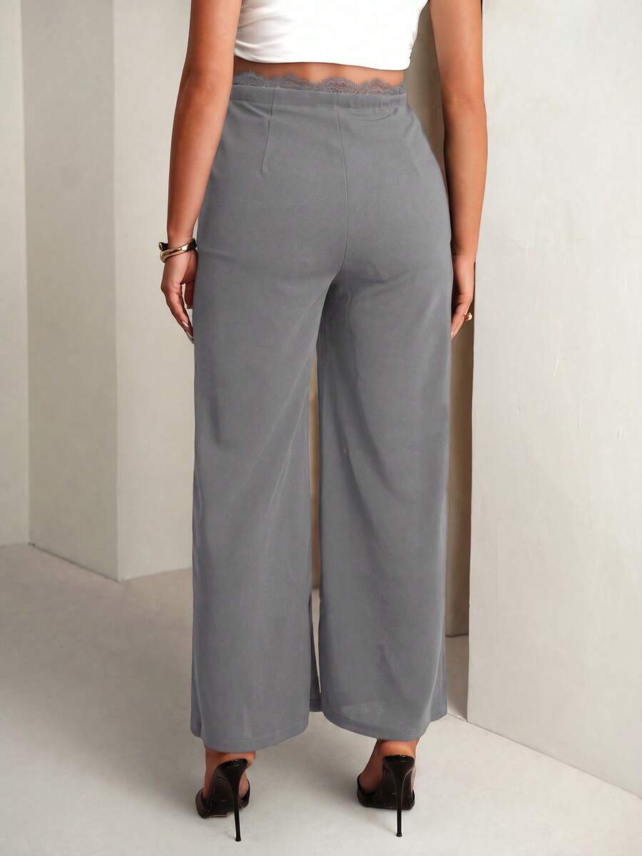 Crne letnje pantalone za trudnice, udobne