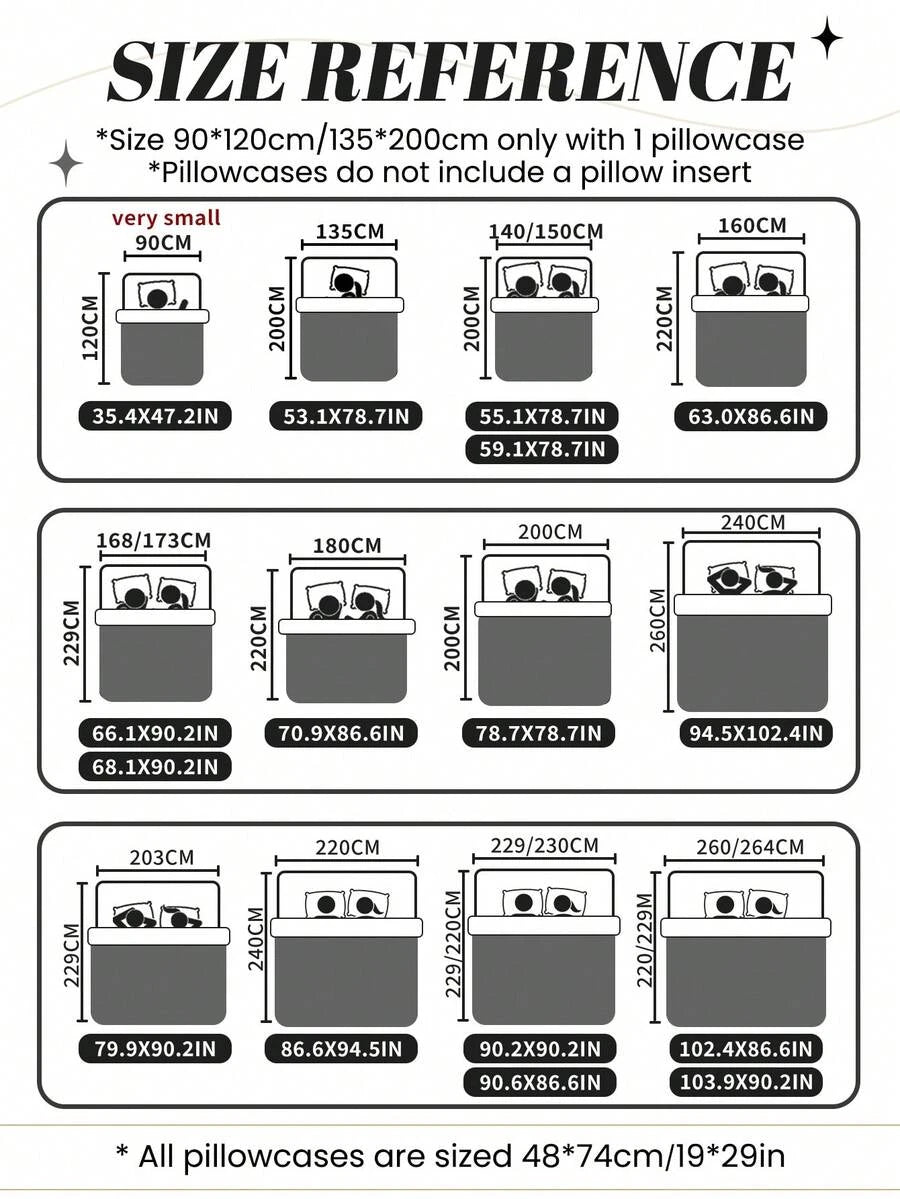 Set za prekrivač od satena sa karnerom