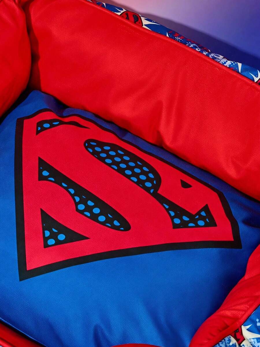SUPERMAN  štampani jastučić za ljubimce, odvojiv i periv