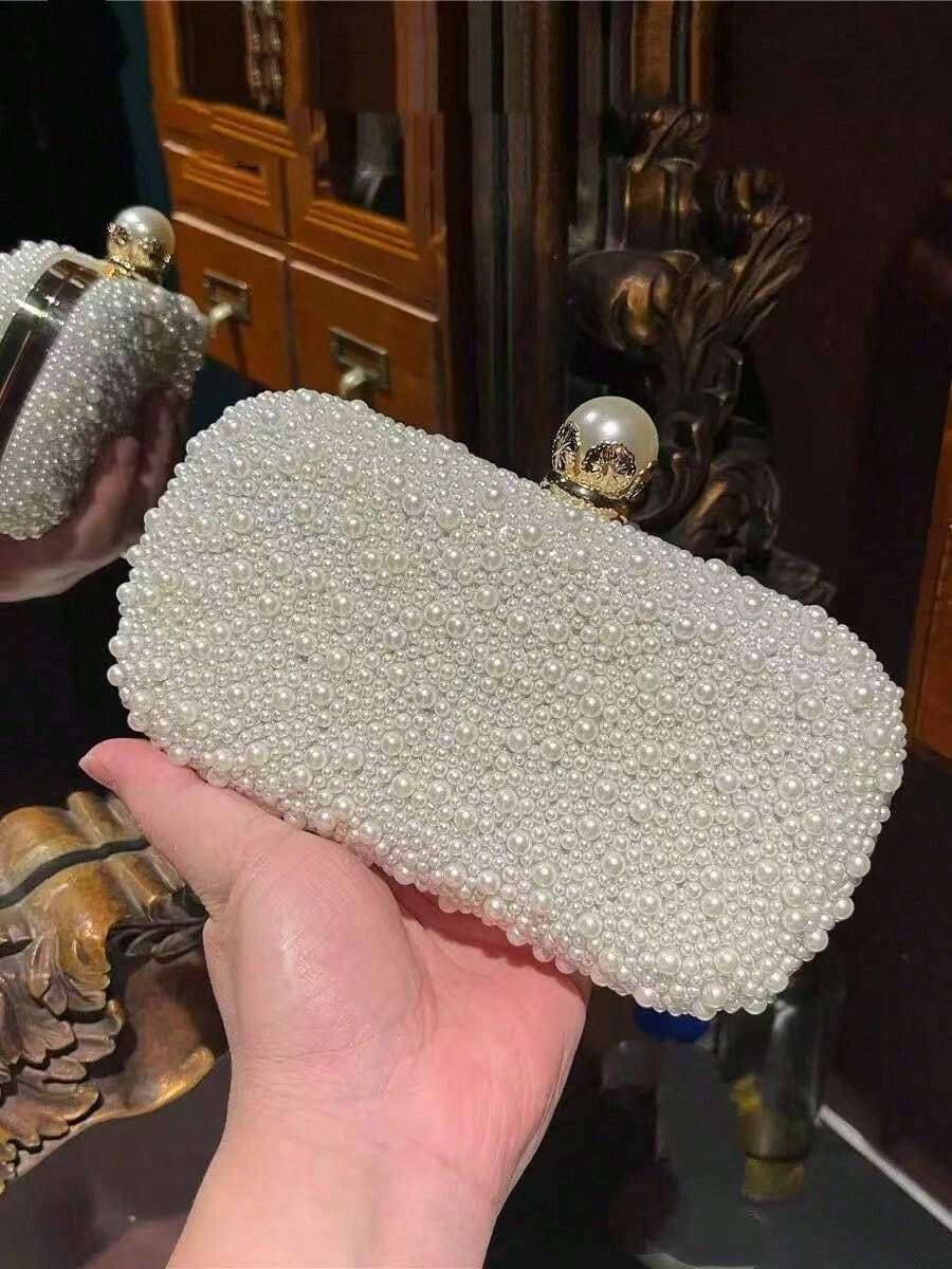 Luksuzna večernja torba sa paunom dezenom  i kristalima
