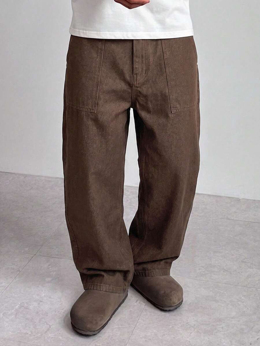 Muške jednobojne teksas farmerke u boji