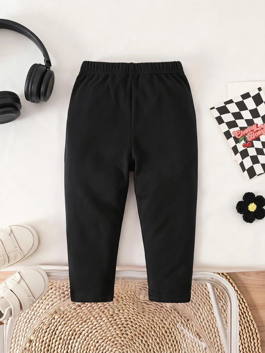 5 komada zimskih pantalona za devojčice sa crtanim vezenim motivima