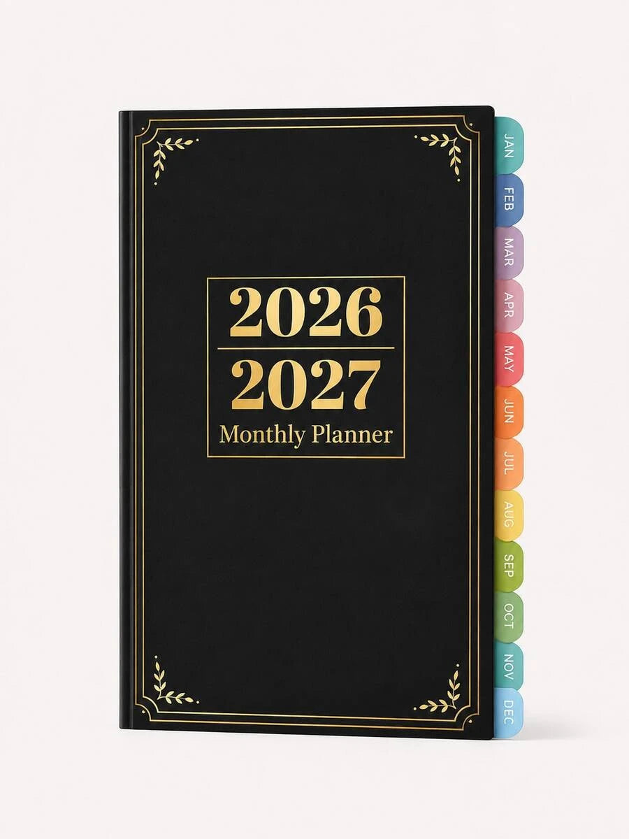BUBU 2027 planer, knjiga za planiranje sa nedeljnim i mesečnim rasporedom